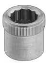 Knurled Insert Nut #10-24